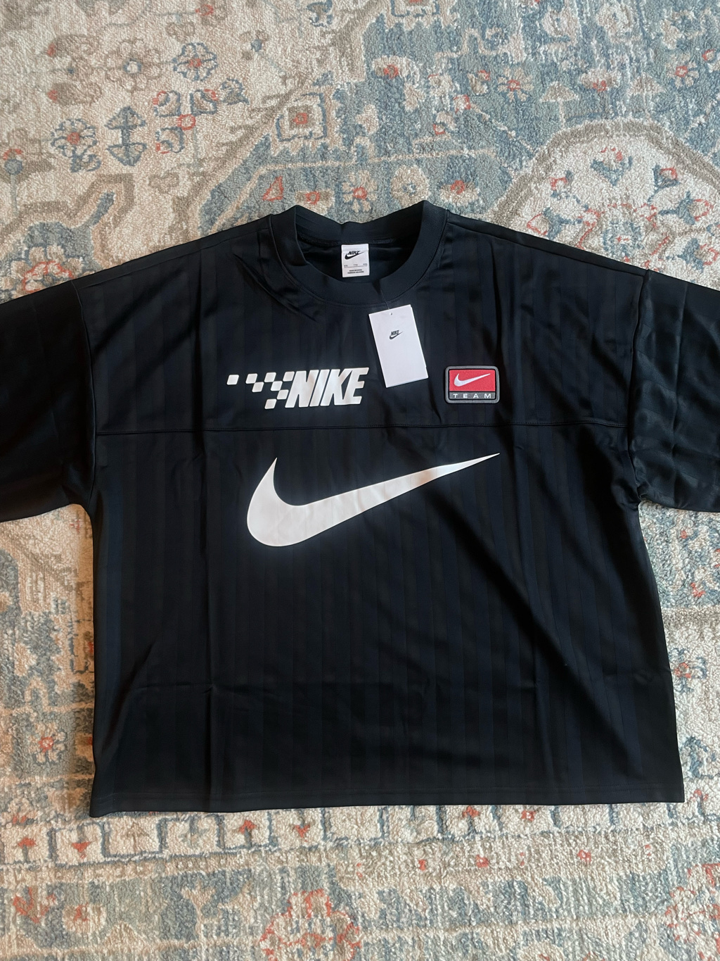 Nike NSW Trend T-Shirt Black 착용 스타일 - 1