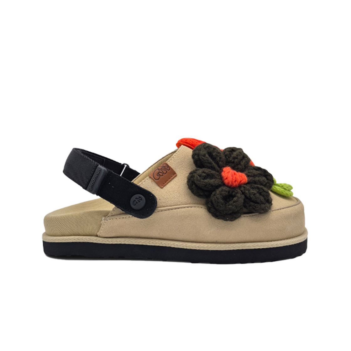 굿뉴스 프랭크 플라워 여성 뮬 베이지(Good News Frank Flower Mule Beige)