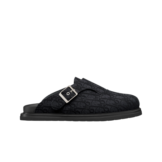 3SA138ZSA-H969 Dior Aqua Mule Dior Oblique Jacquard Black
