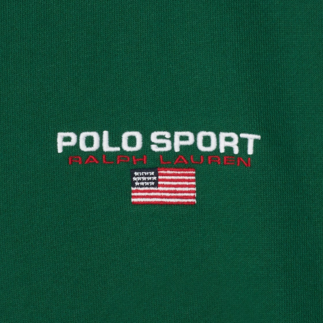 KM5BTSWRL98GN [30% 적립] Polo Ralph Lauren Polo Sports Fleece Baseball Jacket Tennis Green Deckwash White - 25SS - #4