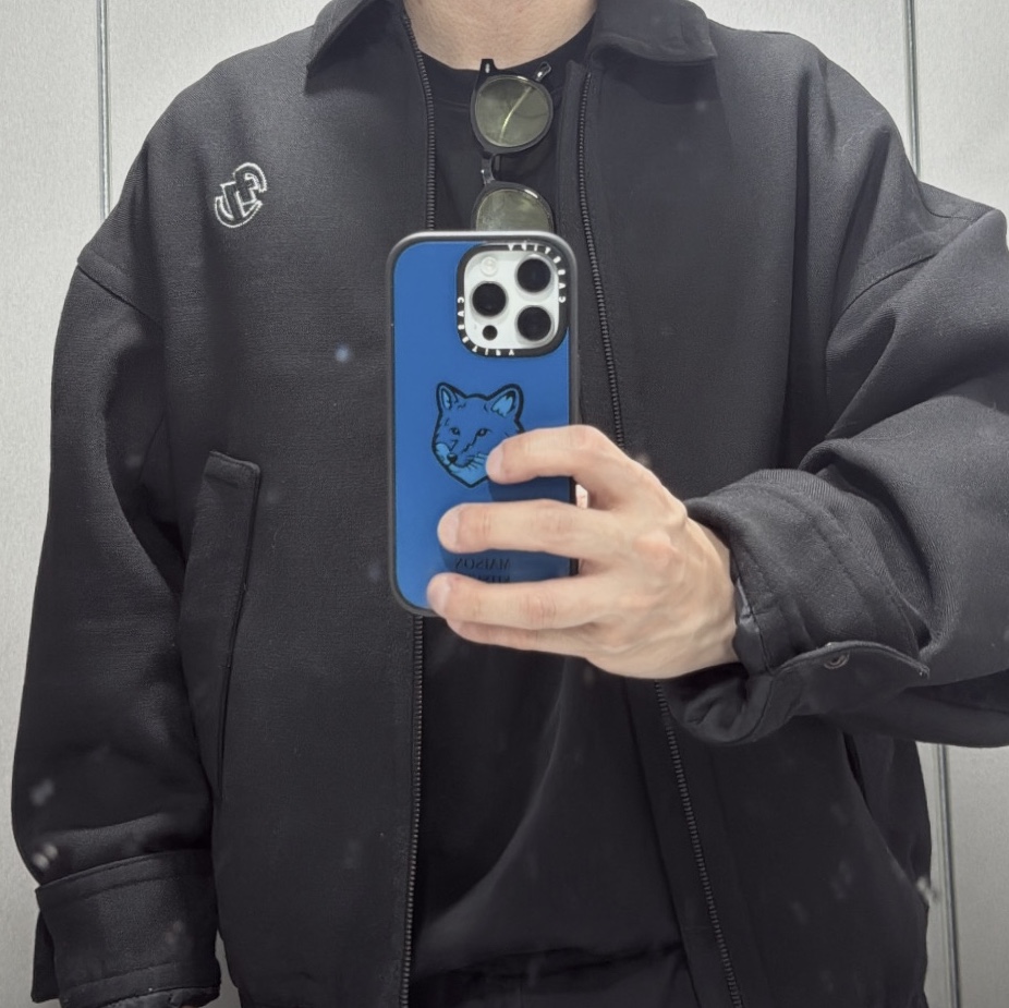Zara x Ader Error Oversize Collar Bomber Jacket Black, Nike Air Force 1 '07 WB Flax 착용 스타일 - 3