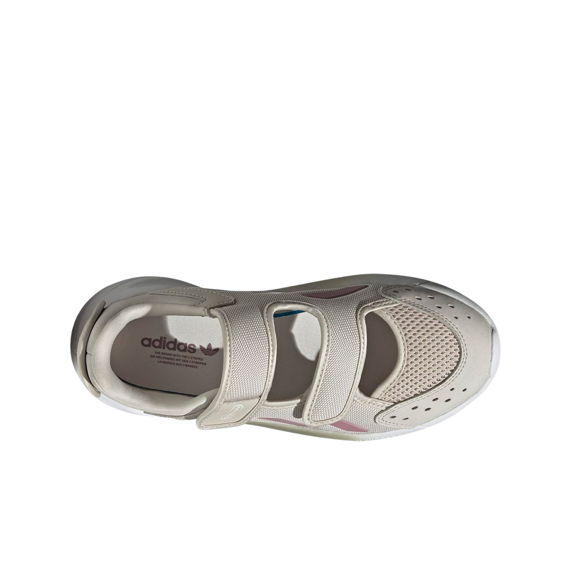 (W) 아디다스 오젤리아 스트랩 클리어 브라운 매직 모브((W) Adidas Ozelia Strap Clear Brown Magic Mauve) - 2