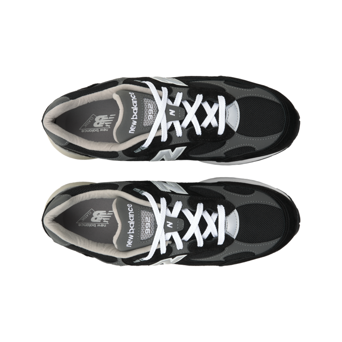 U992BK New Balance 992 Made in USA Core Black Grey - #5