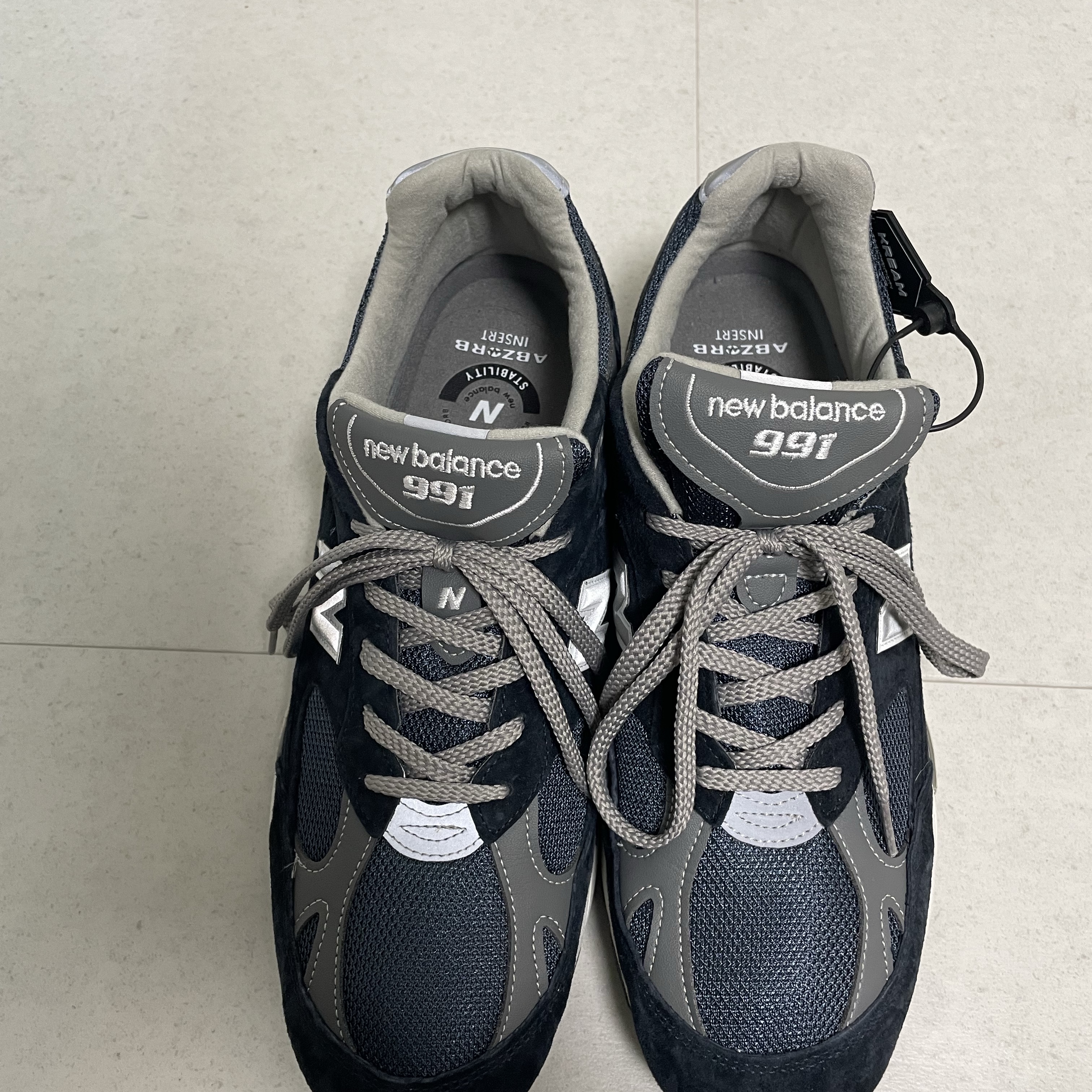 New Balance 991 Made in UK Navy 착용 스타일