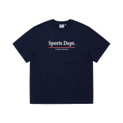 Sports Dept Line Logo T-shirt Navy