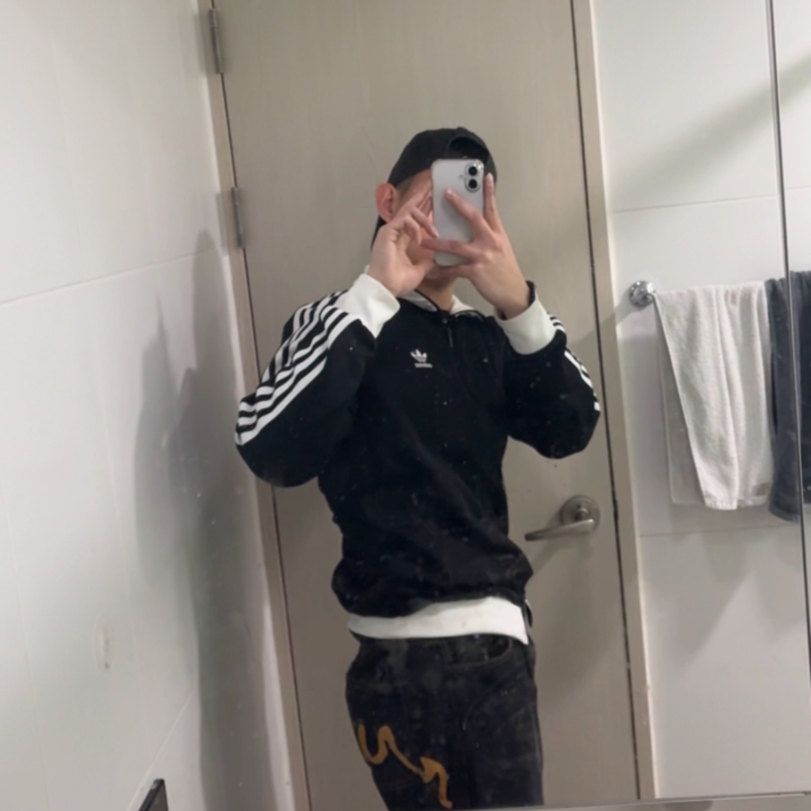 Adidas Adicolor Classics Beckenbauer Track Jacket Black - KR Sizing 착용 스타일 - 2