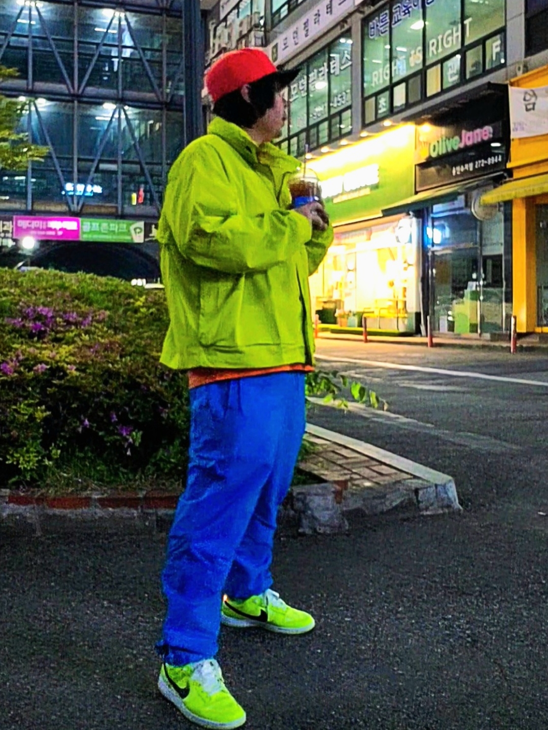 Nike Tech Jacket Bright Cactus - Asia, Nike Dunk Low Volt 착용 스타일 - 2