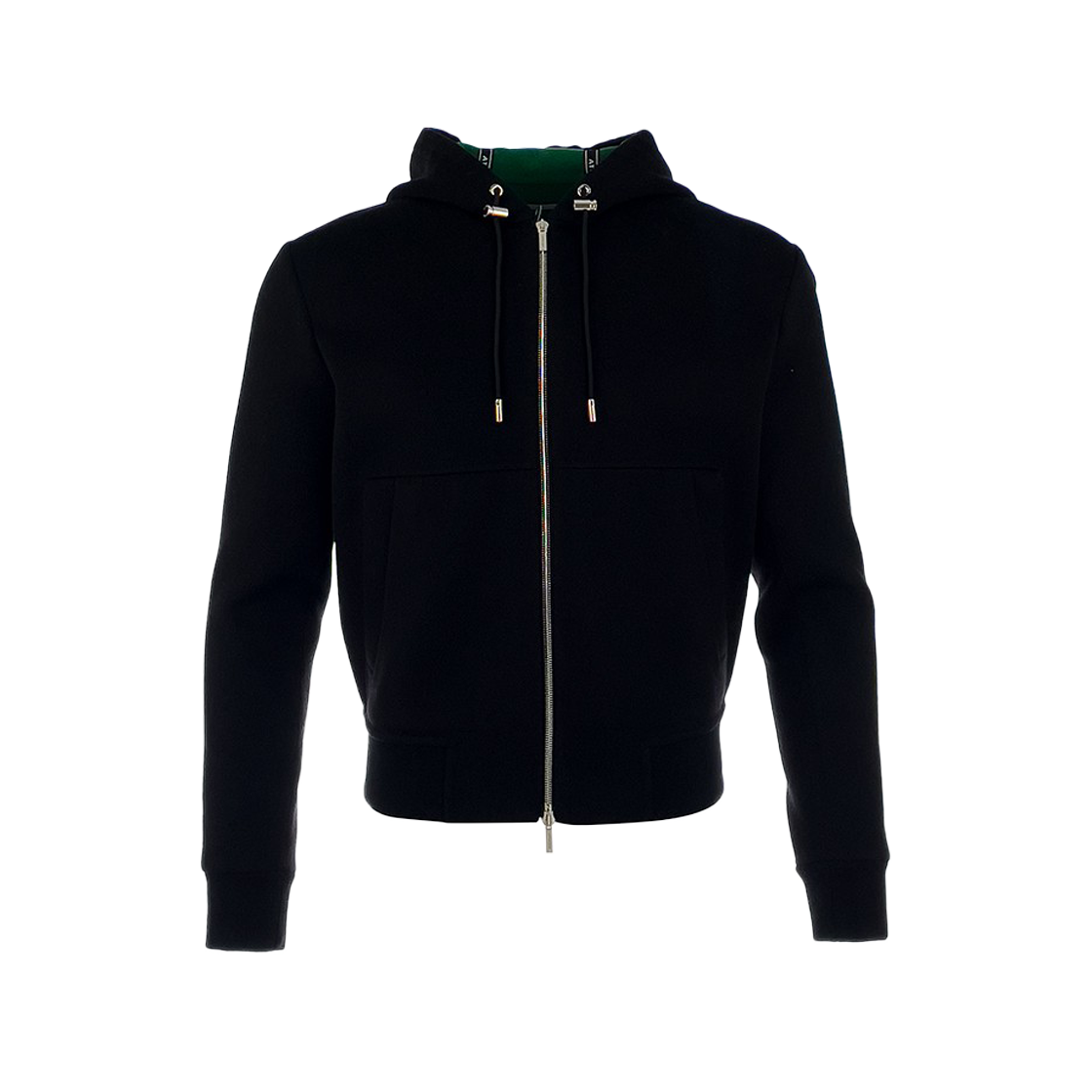 디올 옴므 후드 집업 48 블랙/그린