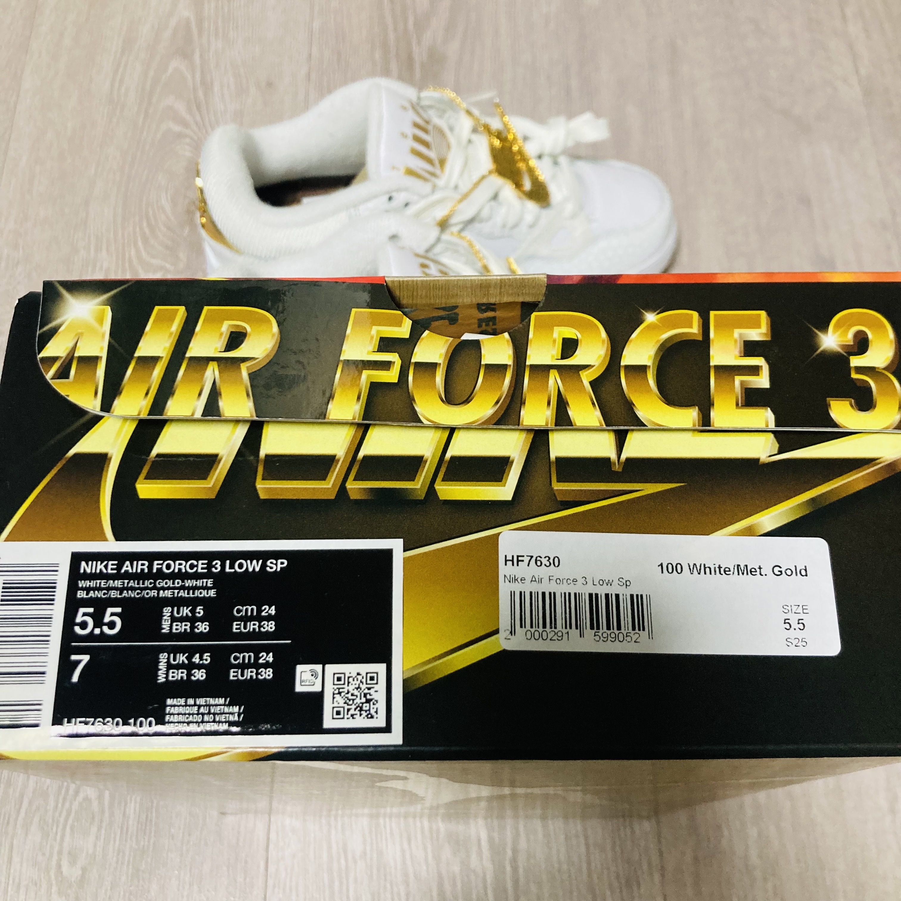 Nike x Nigo Air Force 3 Low SP White 착용 스타일 - 6