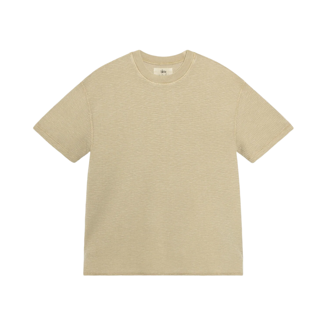 스투시 피그먼트 다이드 SS 써멀 티셔츠 탄(Stussy Pigment Dyed SS Thermal T-Shirt Tan) - 1