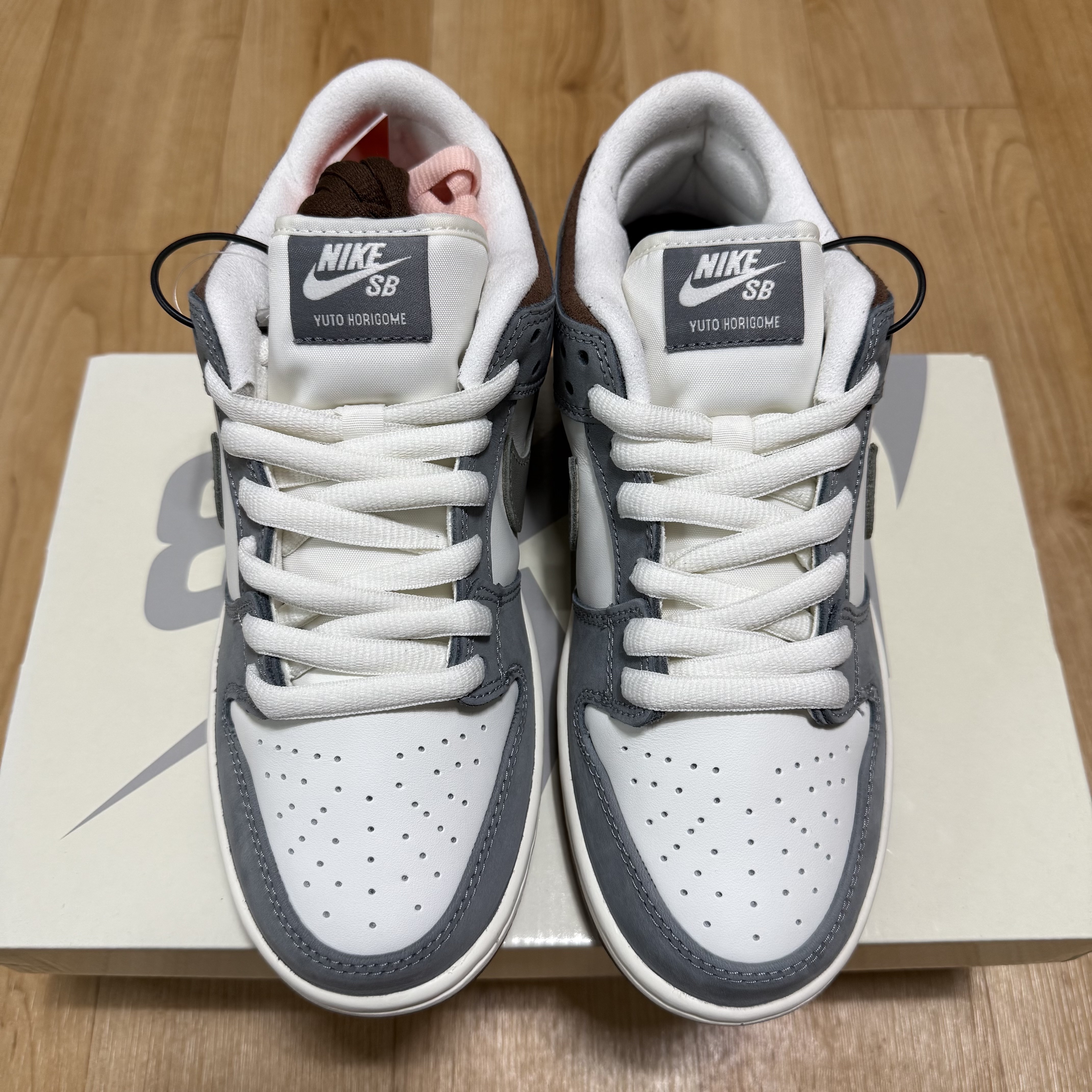 Nike x Yuto Horigome SB Dunk Low Wolf Grey 착용 스타일 - 1