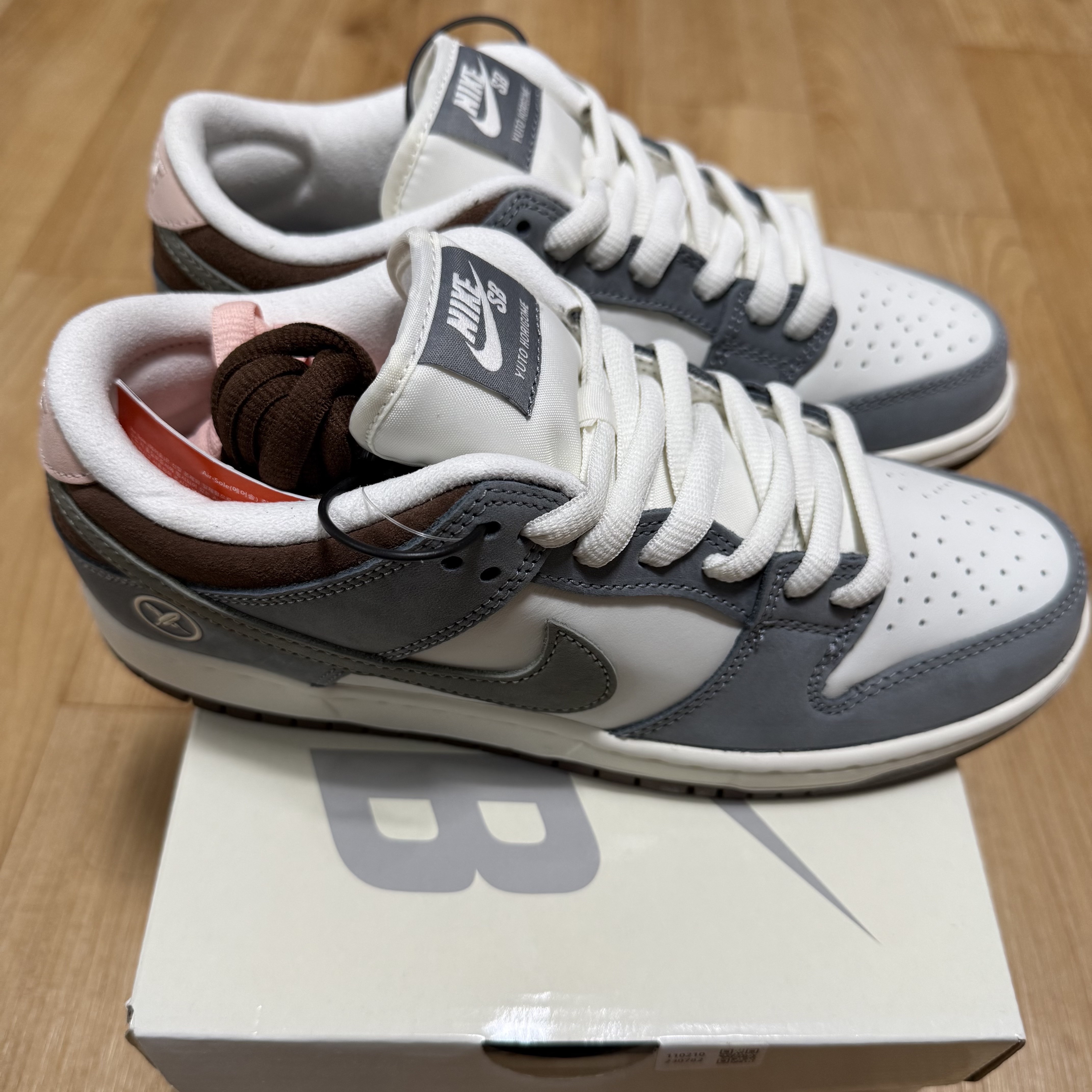Nike x Yuto Horigome SB Dunk Low Wolf Grey 착용 스타일 - 4