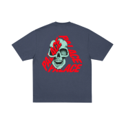 Palace P3 Skull T-Shirt Navy - 25SS