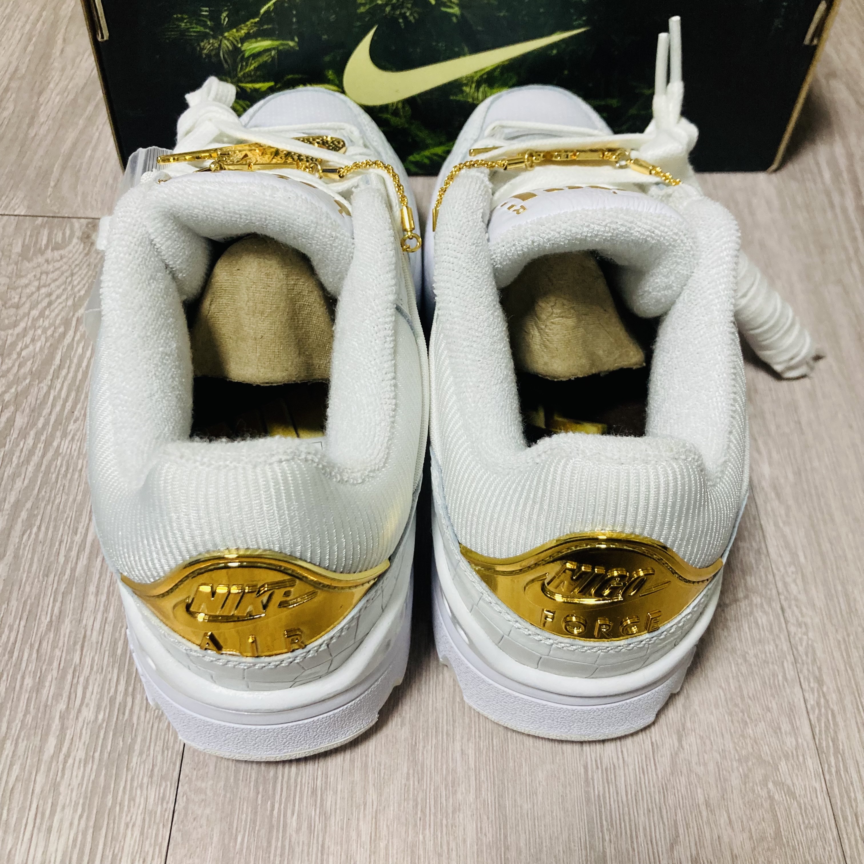 Nike x Nigo Air Force 3 Low SP White 착용 스타일 - 4