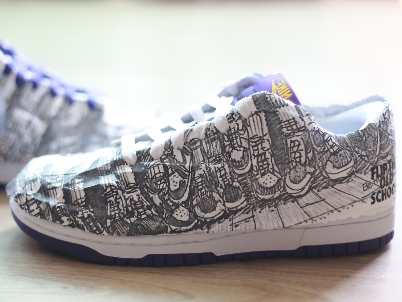 (W) Nike Dunk Low SE Flip 착용 스타일