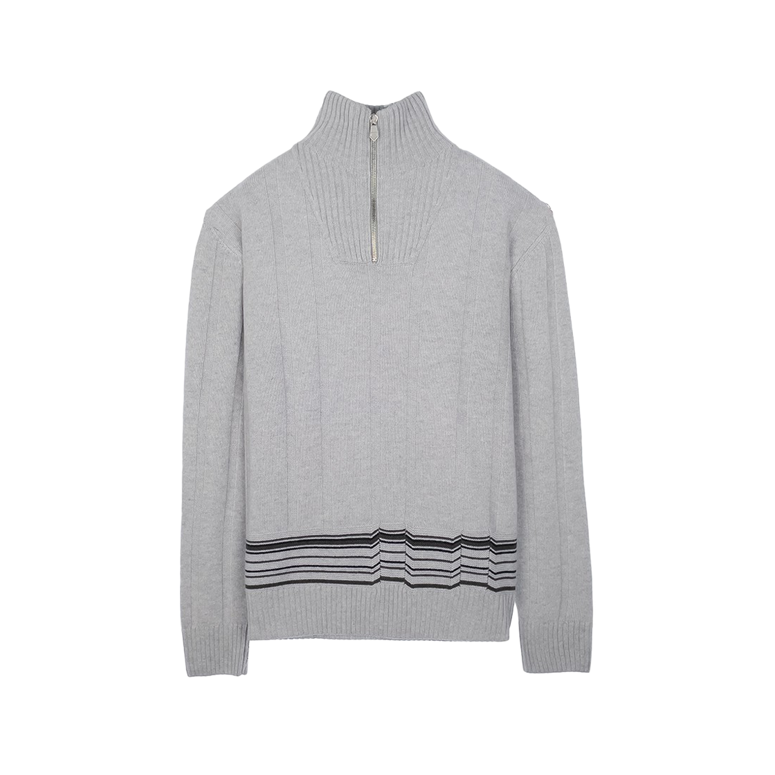 ITLFI5SC7WUP [S등급] Hermes Vintage Lignis Pullover Men M Silex - 대표 이미지 #1