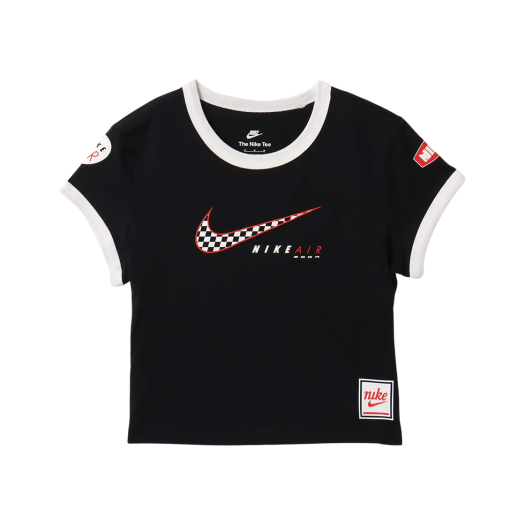 (W) Nike NSW Club T-Shirt Black - Asia