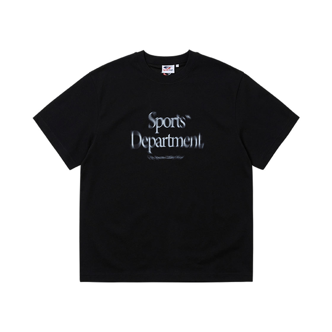 스포츠뎁트 무빙 로고 반팔 티셔츠 - 블랙(Sports Dept Moving Logo T-shirt Black)