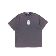 BAPE Pigment Print Ape Head Relaxed Fit T-Shirt Charcoal