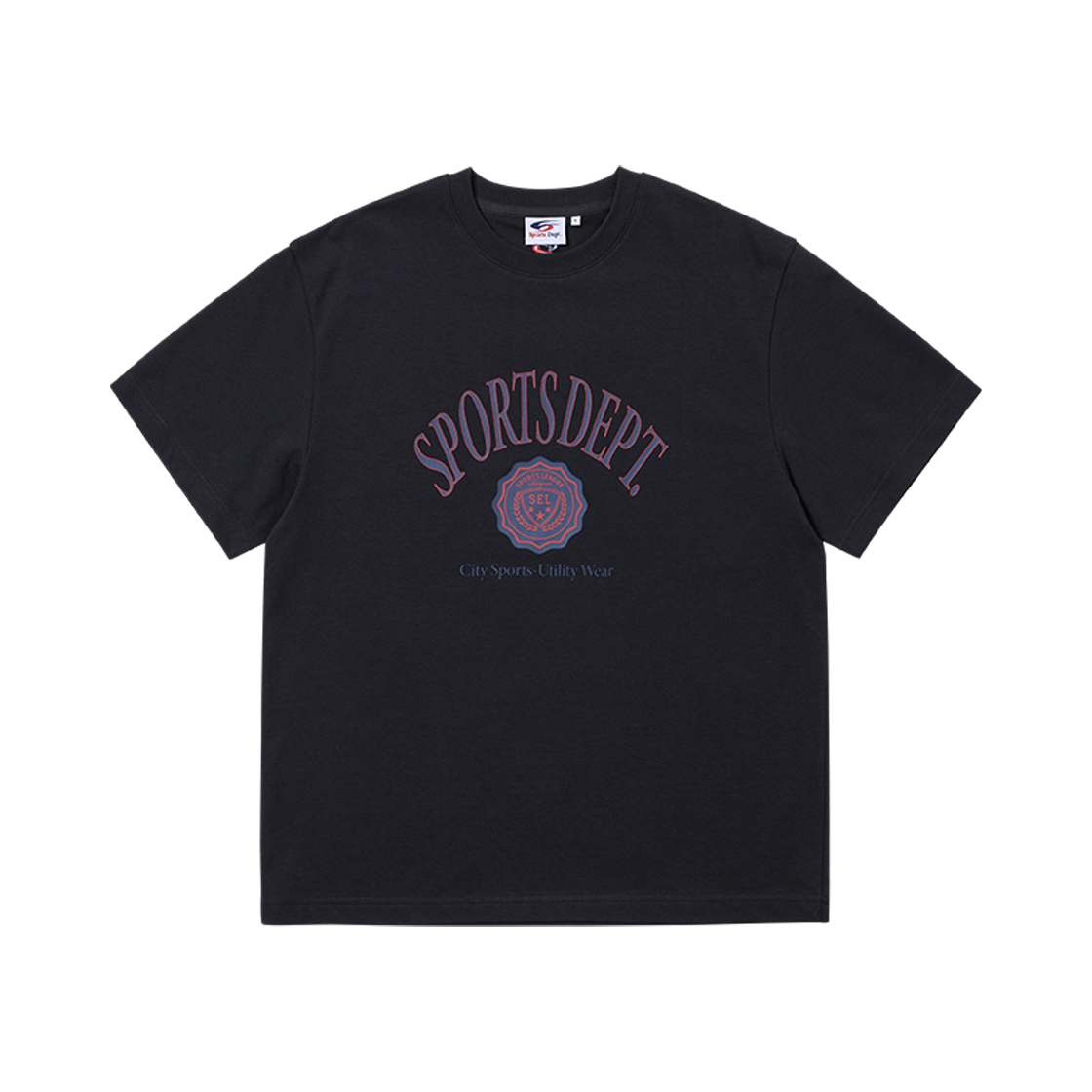 스포츠뎁트 SEL 컬리지 반팔 티셔츠 차콜(Sports Dept SEL College T-shirt Charcoal)