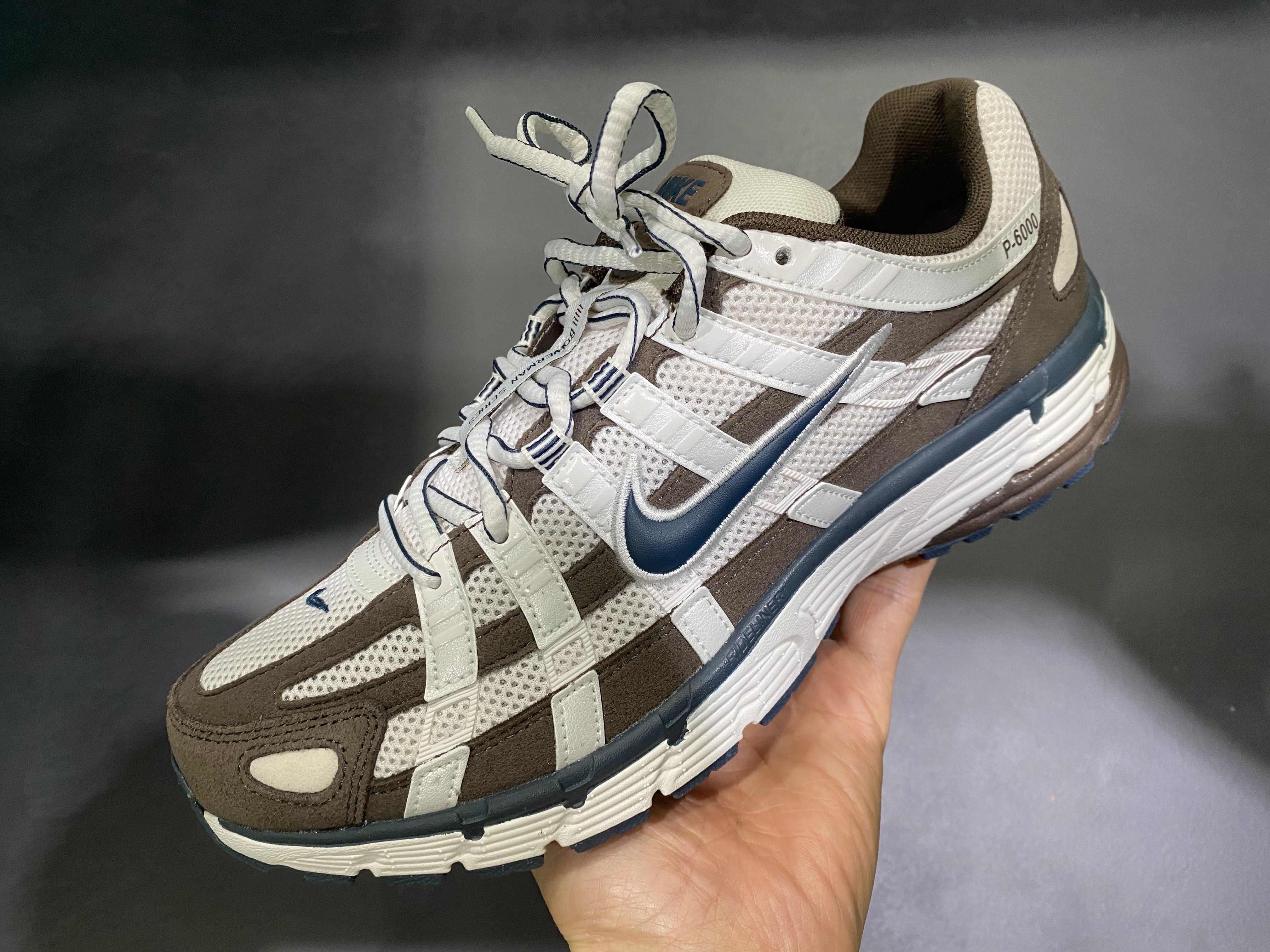 (W) Nike P-6000 Phantom Baroque Brown 착용 스타일