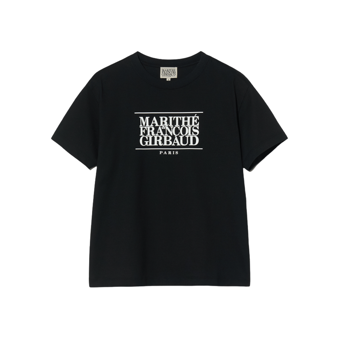 마리떼 프랑소와 저버 클래식 로고 티셔츠 블랙(Marithe Francois Girbaud Classic Logo T-Shirt Black)