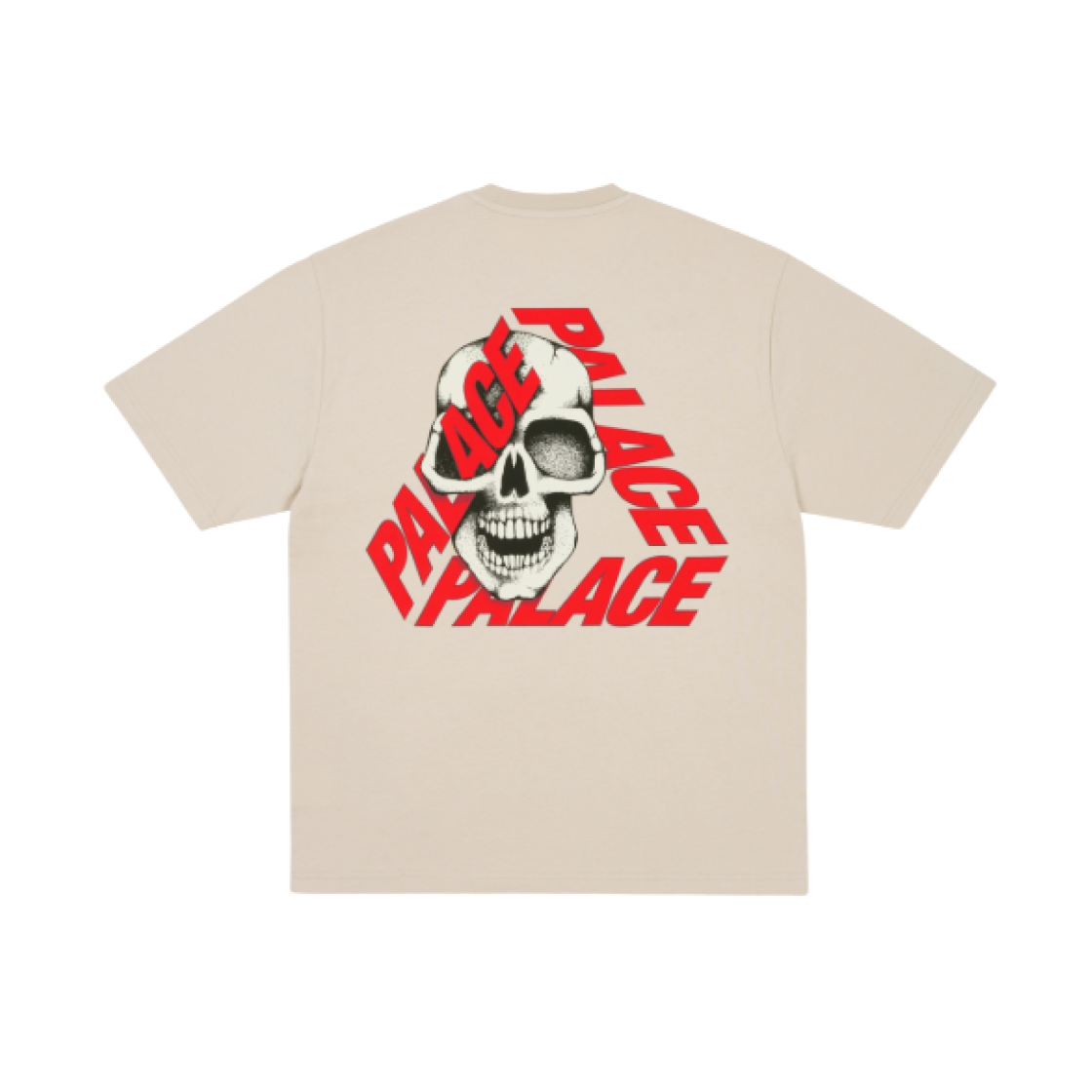 팔라스 P3 스컬 티셔츠 스토니 그레이 - 25SS(Palace P3 Skull T-Shirt Stoney Grey - 25SS)