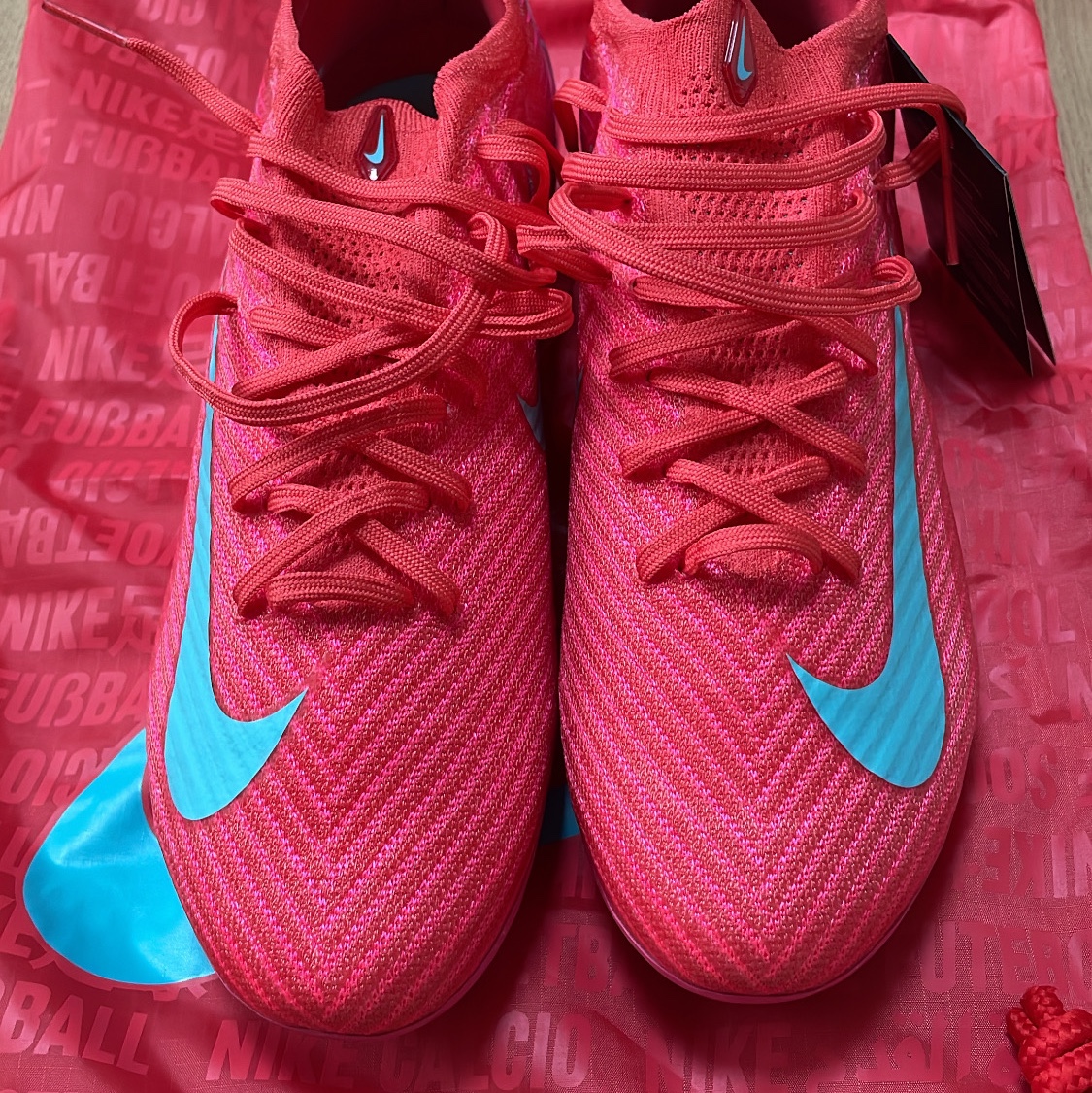 Nike Zoom Mercurial Vapor 16 Elite AG Pro Ember Glow Aurora Green 착용 스타일 - 3