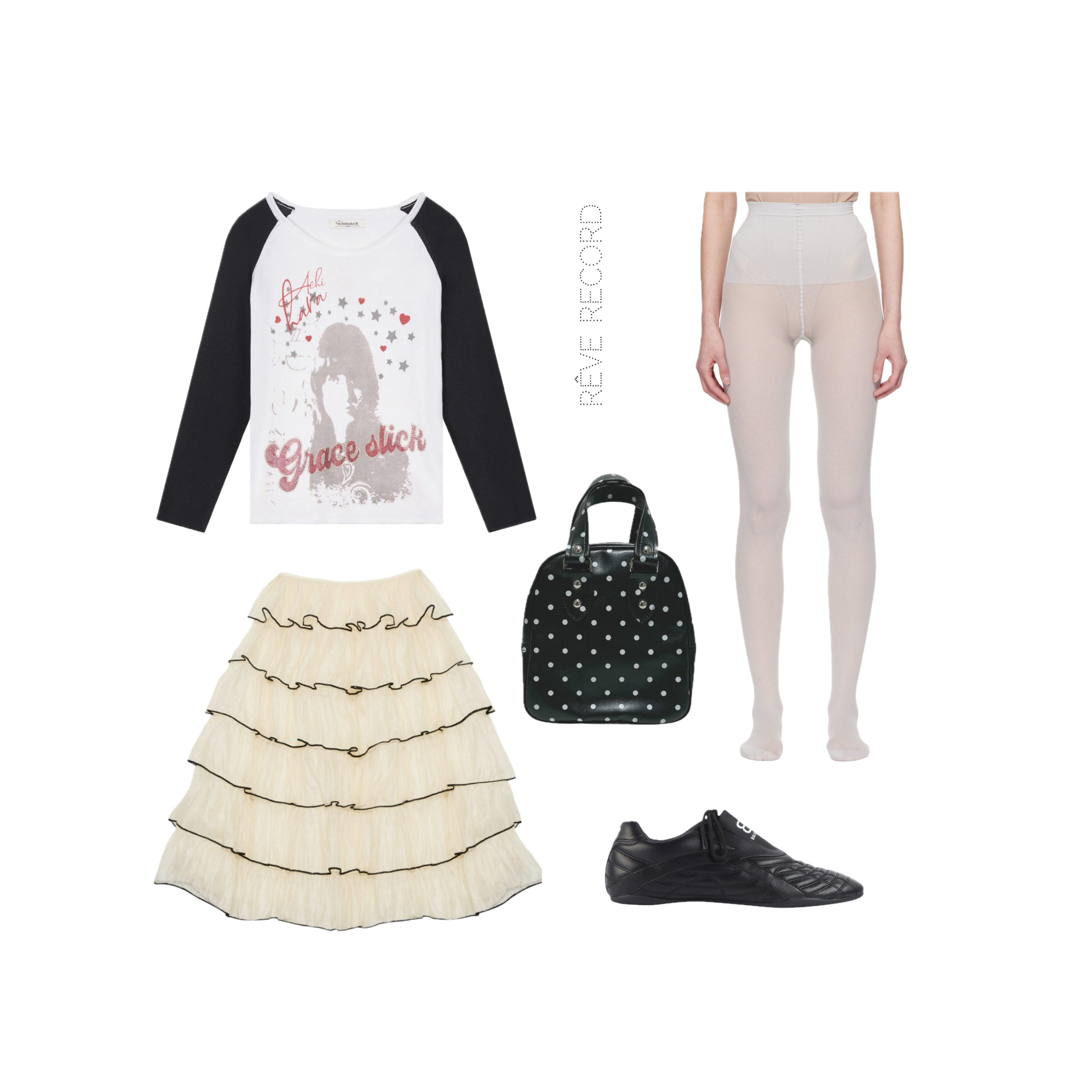 Balenciaga Zen Sneakers Black, Comme des Garcons Girl Dot Tote Bag Black 착용 스타일