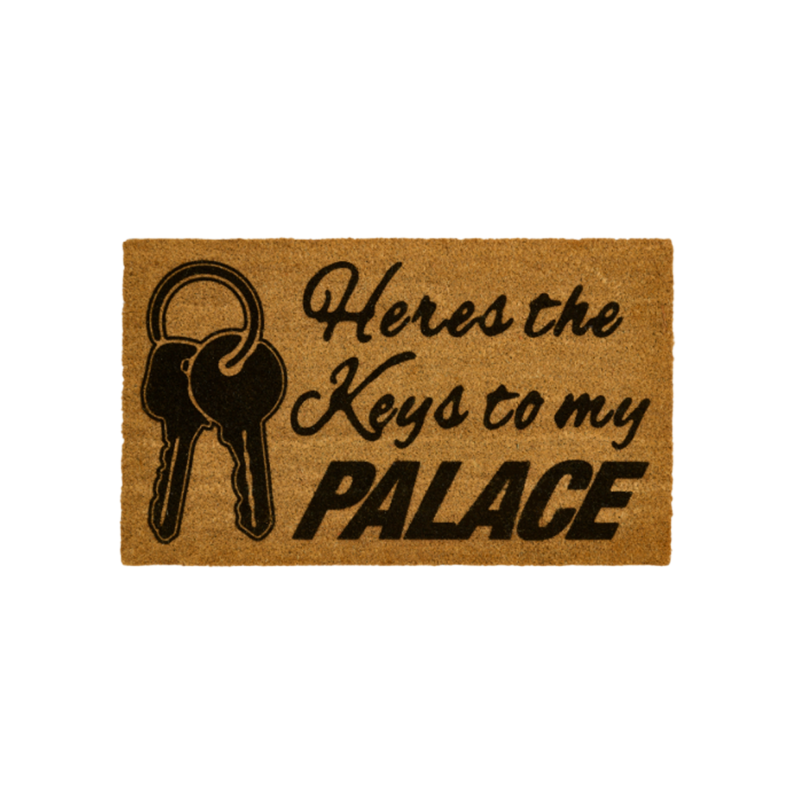 팔라스 키 투 마이 팔라스 도어 매트 브라운 - 25SS(Palace Key To My Palace Door Mat Brown - 25SS)