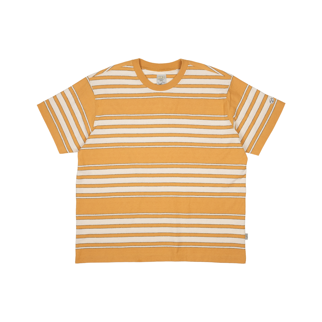 A-026 mmogarden Stripe S/S Tee Yellow