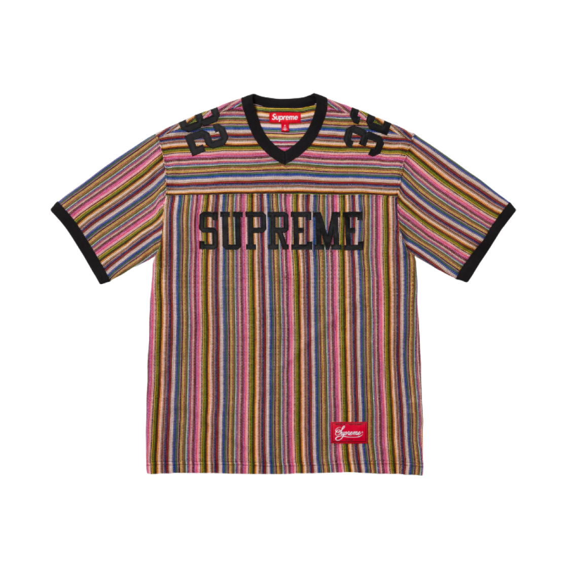 슈프림 오픈 니트 풋볼 탑 멀티컬러 - 25SS(Supreme Open Knit Football Top Multicolor - 25SS) - 1