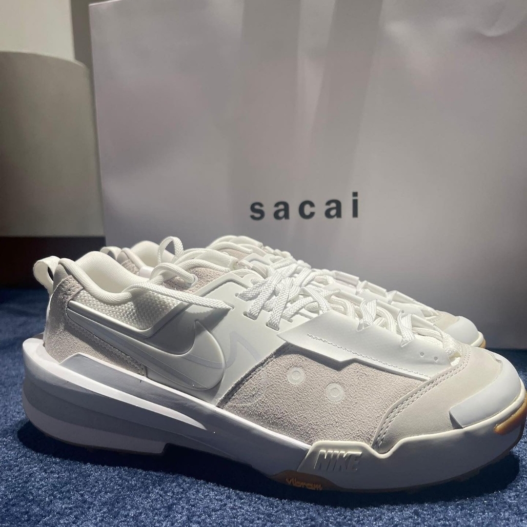 Nike x Sacai Zegamadome SP Summit White 착용 스타일