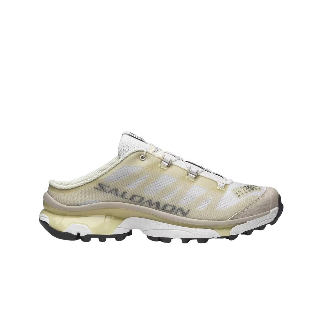살로몬 x MM6 메종 마르지엘라 XT-4 뮬 2 화이트 그린 헤이즈(Salomon x MM6 Maison Margiela XT-4 Mule 2 White Green Haze)