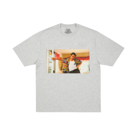 Palace Pal-Ace T-Shirt Grey Marl - 25SS
