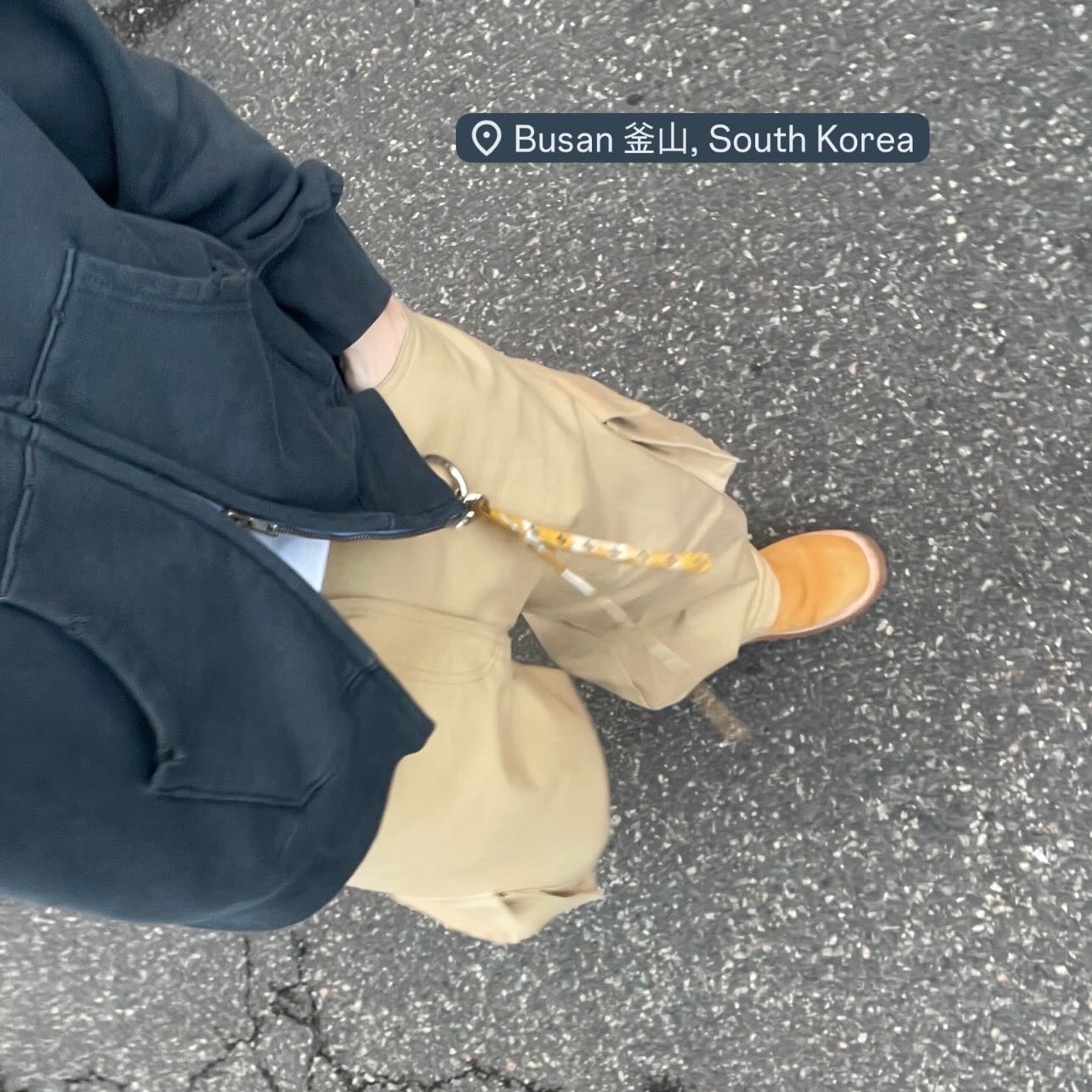 Kinchi x My Name Is Peter Boots - 888 (a) Yellow 착용 스타일