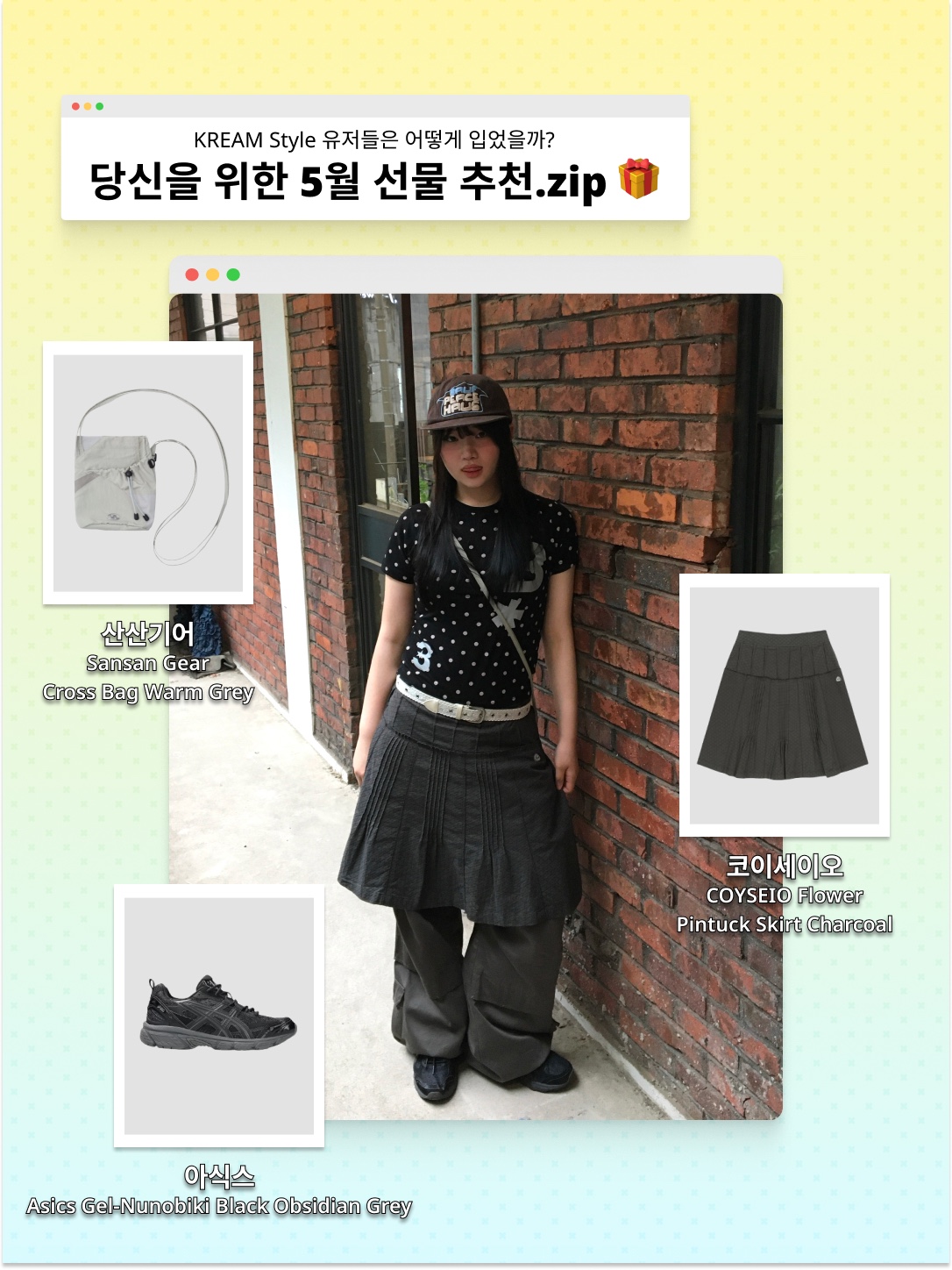 Hatchingroom VTG Backpack Black, C.P. Company Pro-Tek Hooded Jacket Drizzle Grey - 24SS 착용 스타일 - 2