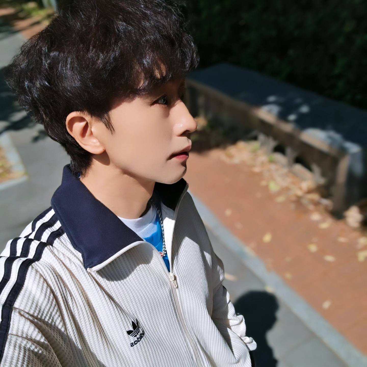Adidas Waffle Beckenbauer Track Top Wonder White - KR Sizing, Adidas Waffle Beckenbauer Track Top Wonder White - KR Sizing 착용 스타일 - 4