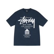 Stussy DSM World Tour T-Shirt Navy