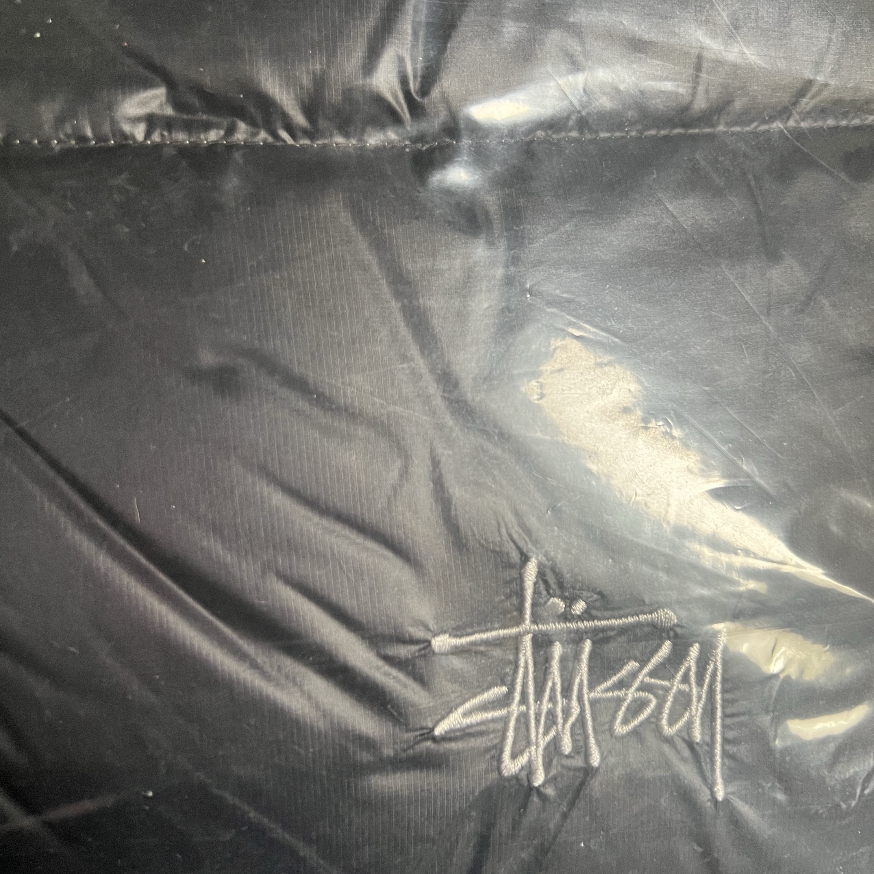 Stussy Down Parka Micro Ripstop Phantom Black 착용 스타일
