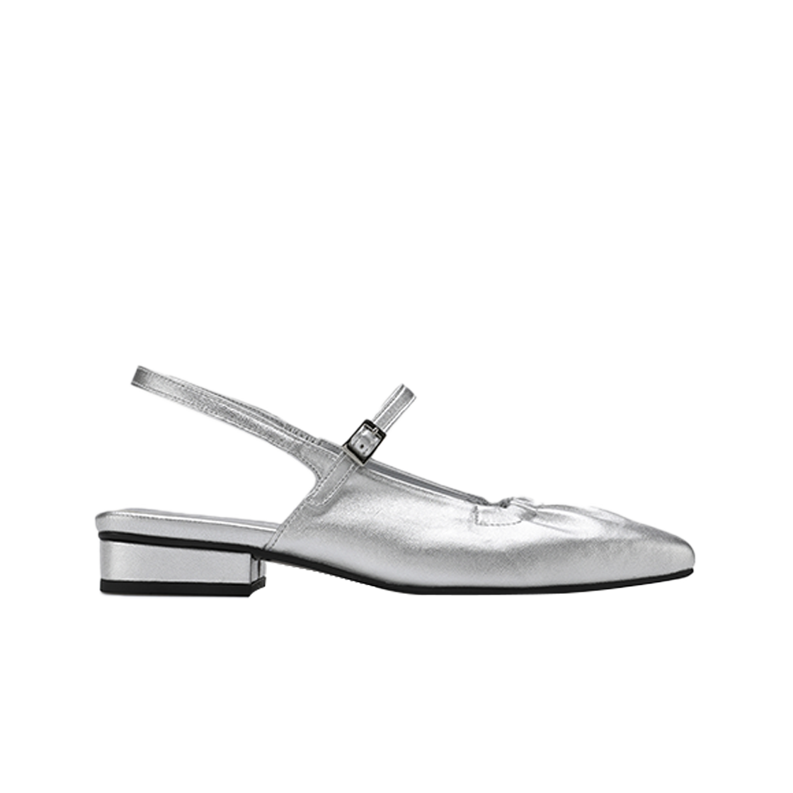 8TMPR25S7R Thom McAn Prague 02 Slingback Silver