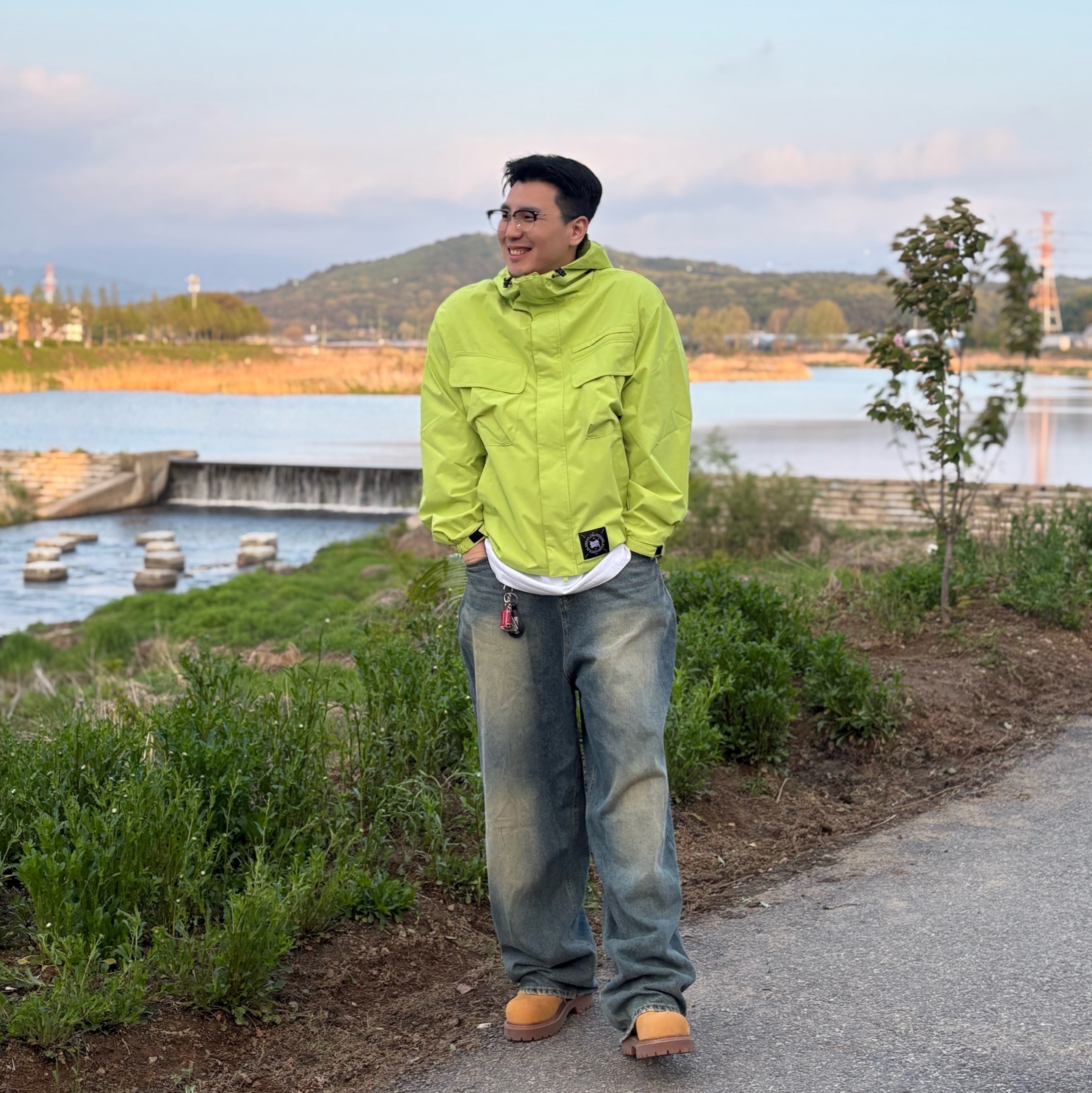 LOSTGARDEN Route Tan 착용 스타일 - 2