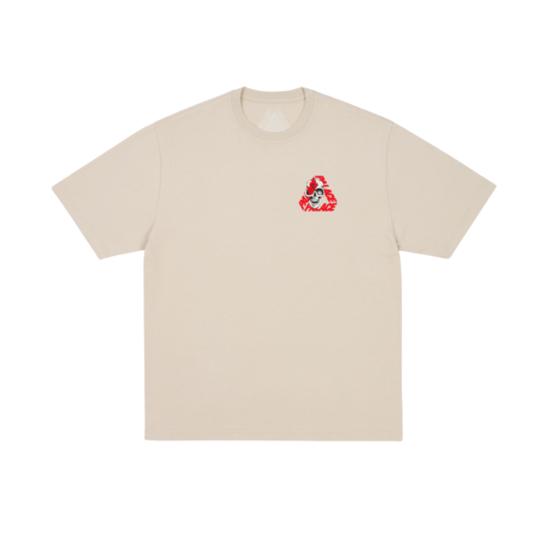 팔라스 P3 스컬 티셔츠 스토니 그레이 - 25SS(Palace P3 Skull T-Shirt Stoney Grey - 25SS) - 2