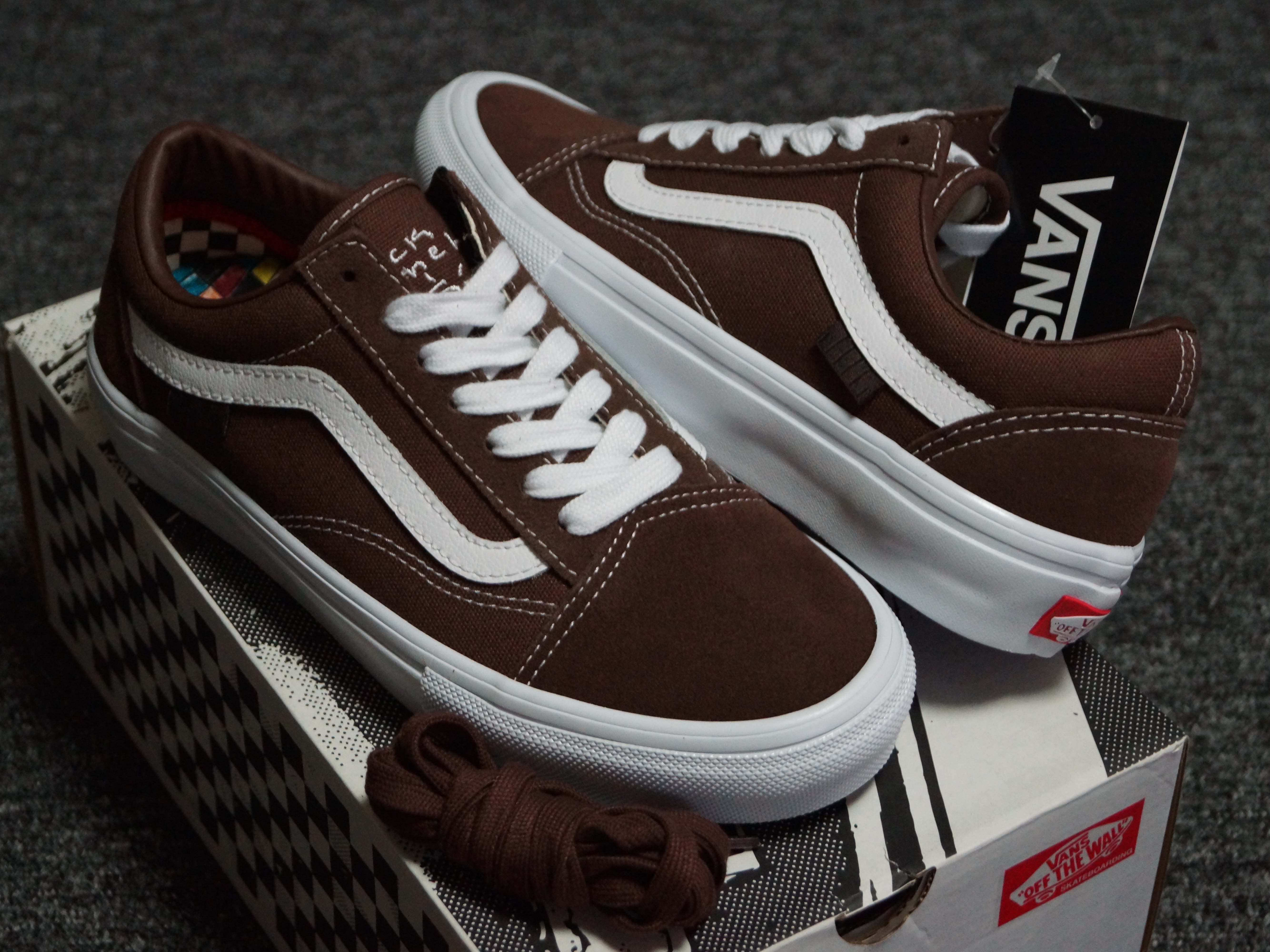 Vans x Nick Michel Skate Old Skool Brown 착용 스타일