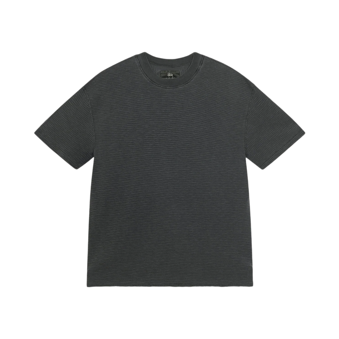 1140368 Stussy Pigment Dyed SS Thermal T-Shirt Faded Black