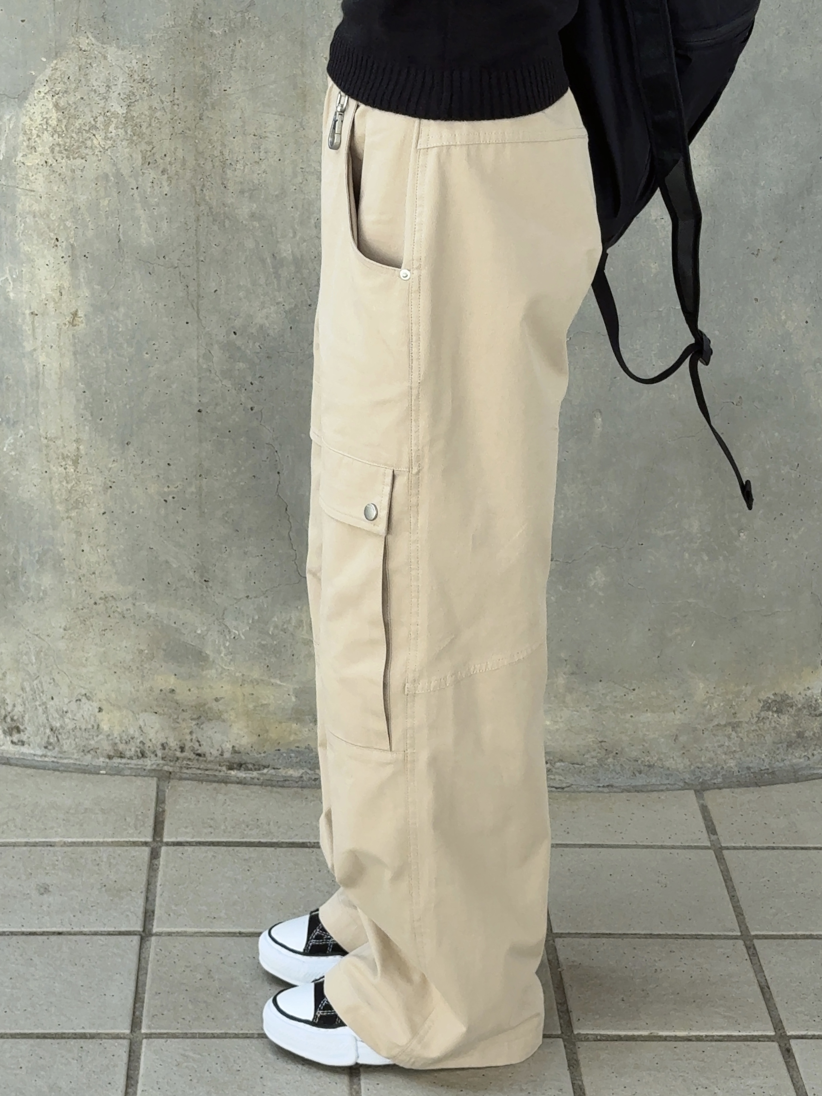 Maison Mihara Yasuhiro Peterson OG Sole Canvas Low Sneakers Black, Arc'teryx Heliad 15 Backpack Black 착용 스타일 - 5