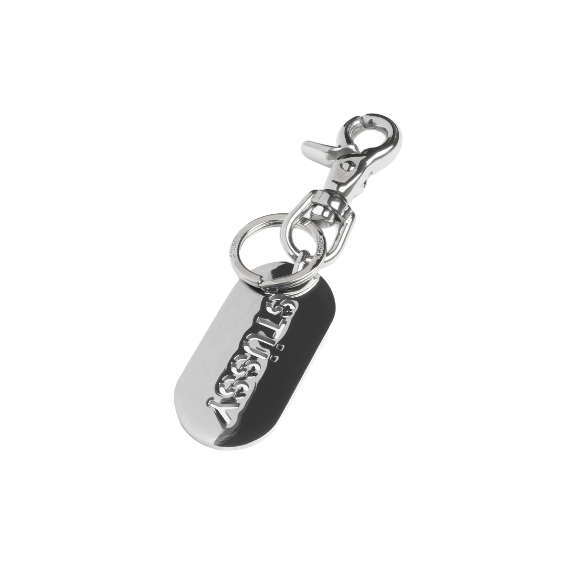 STÜSSY 25ss L TAG KEYCHAIN SILVER STUSSY 25SS METAL TAG KEYCHAIN SILVER - メルカリ