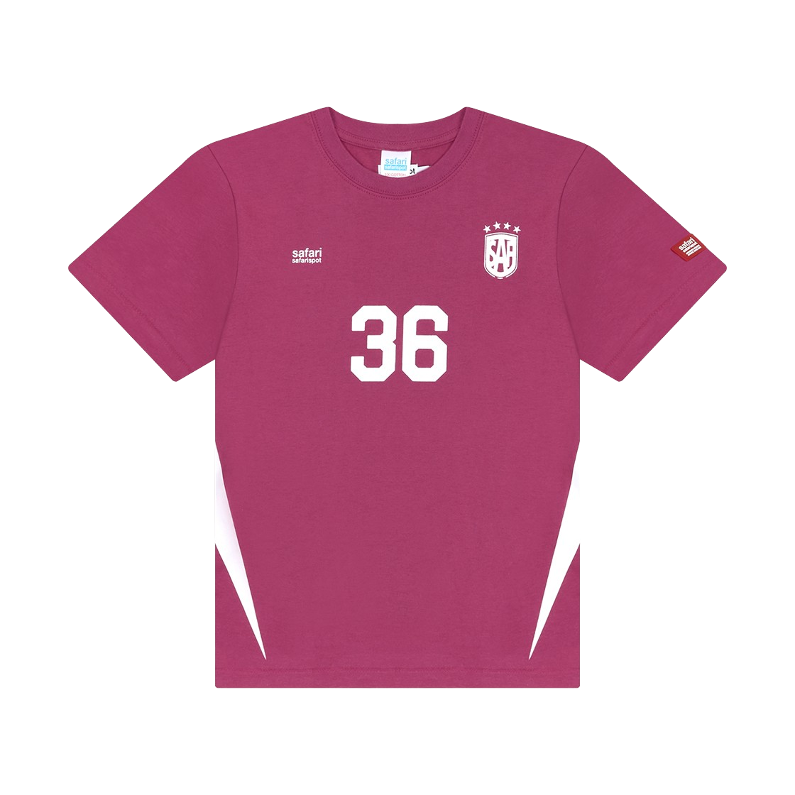 사파리스팟 1/2 리크루트 트레이닌 훌리건 심볼 티 - 핑크(Safarispot 1/2 Rec Ruit Trainne Hooligan Symbol Tee - Pink) - 1