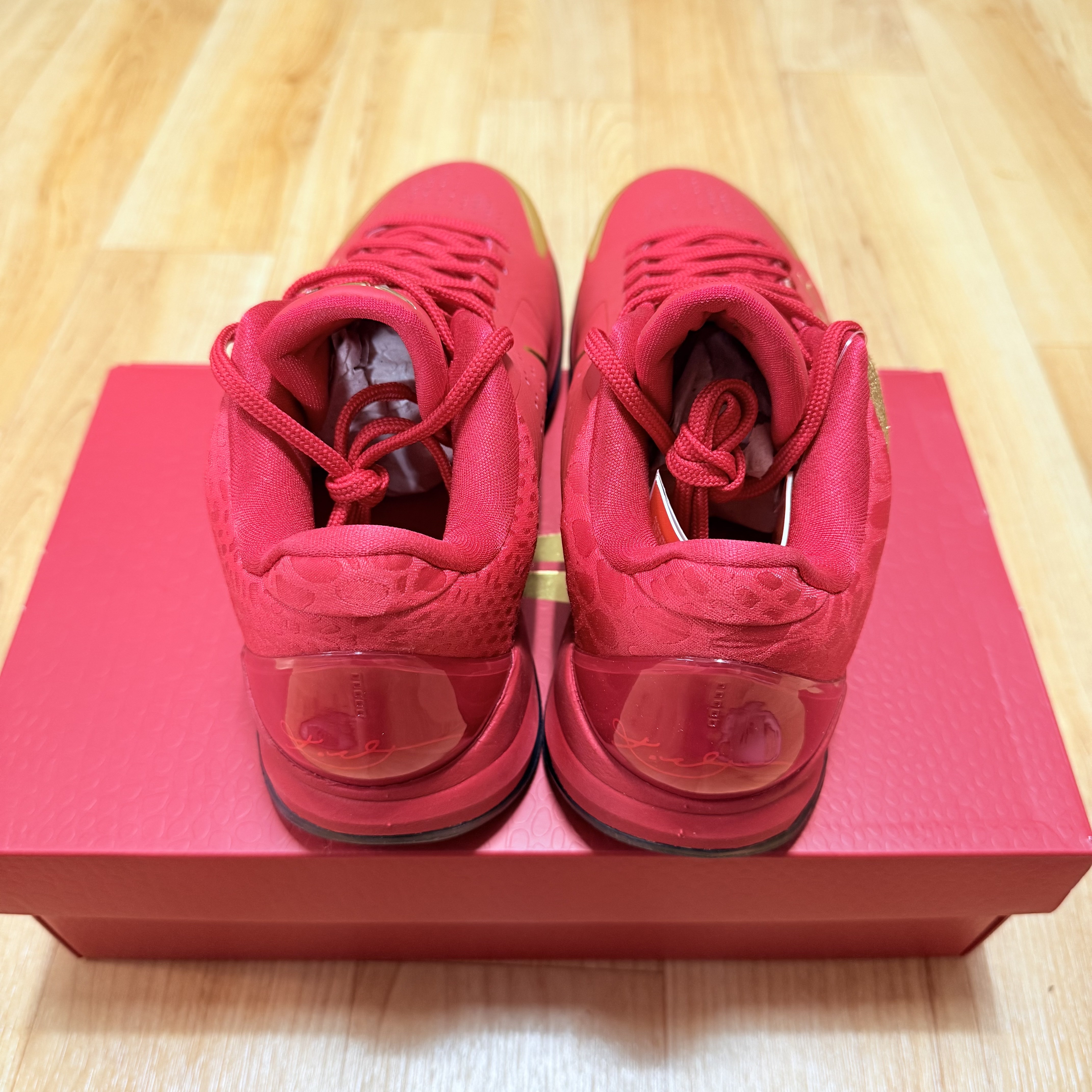 Nike Kobe 5 Protro Year of the Mamba University Red 착용 스타일 - 3