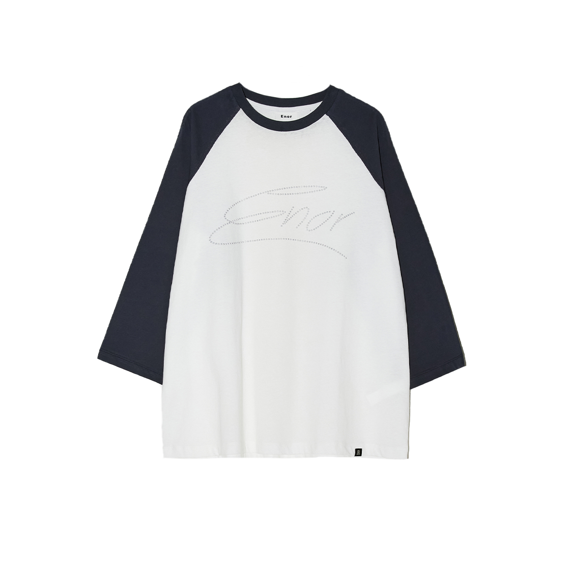 BESUTS003WH Enor Women Enor Raglan T Shirt White